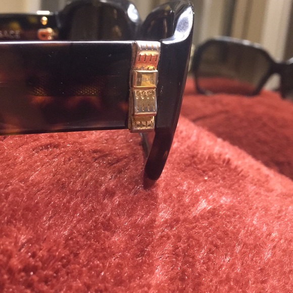Authentic Versace Sunglasses with gold bows! - Picture 3 of 7